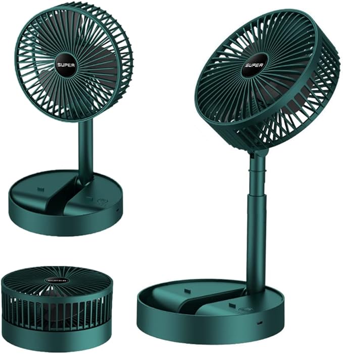 Portable Rechargeable Telescopic Folding Fan